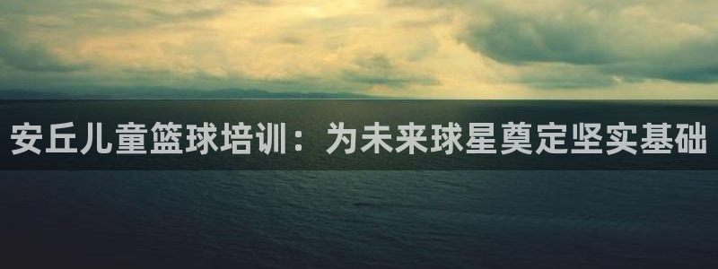 尊龙app注册官网：安丘儿童篮球培训：为未来球星奠定