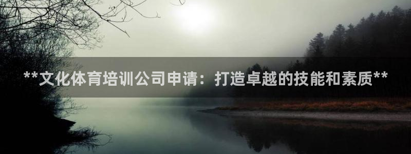 尊龙最新版：**文化体育培训公司申请：打造卓越的技能
